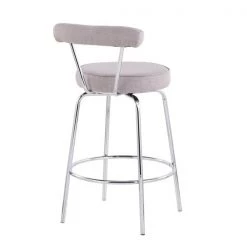 Lumisource Rhonda Counter Stool - Set of 2 PR -Kitchen & Dining Furniture Sales Store LumiSource20LLC B26xxRHONDAxxLGY2xxxx4xxxxbbc2a6
