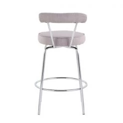 Lumisource Rhonda Counter Stool - Set of 2 PR -Kitchen & Dining Furniture Sales Store LumiSource20LLC B26xxRHONDAxxLGY2xxxx5xxxx066f43