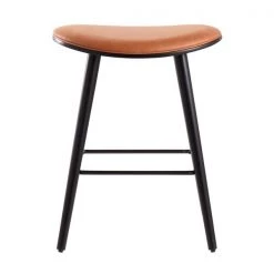 Lumisource Saddle Counter Stool in Black and Camel, PK 2 -Kitchen & Dining Furniture Sales Store LumiSource20LLC B26xxSADLxxBKCAM2xxxx5xxxxa71a00