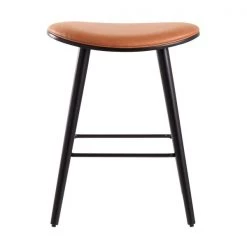 Lumisource Saddle Counter Stool in Black and Camel, PK 2 -Kitchen & Dining Furniture Sales Store LumiSource20LLC B26xxSADLxxBKCAM2xxxx6xxxxe98e9a