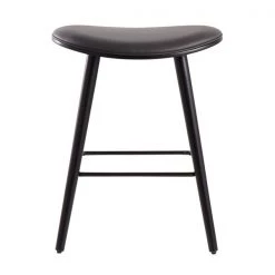 Lumisource Saddle Counter Stool in Black and Grey, PK 2 -Kitchen & Dining Furniture Sales Store LumiSource20LLC B26xxSADLxxBKGY2xxxx5xxxx3fc6a3