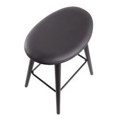Lumisource Saddle Counter Stool in Black and Grey, PK 2 -Kitchen & Dining Furniture Sales Store LumiSource20LLC B26xxSADLxxBKGY2xxxx7xxxxf42c57