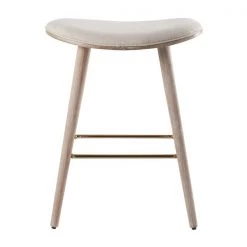 Lumisource Saddle Counter Stool in White Washed Wood and Cream, PK 2 -Kitchen & Dining Furniture Sales Store LumiSource20LLC B26xxSADLxxWWNCR2xxxx5xxxx101d13