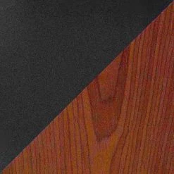 Lumisource Symphony Counter Stool in Walnut and Black Faux Leather, PK 2 -Kitchen & Dining Furniture Sales Store LumiSource20LLC B26xxSYMPQxxWLBK2xxxx9xxxxf6de6a