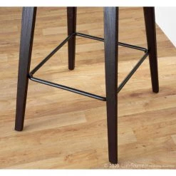 Lumisource Winston Counter Stool in Black Wood and Black Metal -Kitchen & Dining Furniture Sales Store LumiSource20LLC B26xxWINSTNxxBKBKxxxx13xxxxb8cd7e
