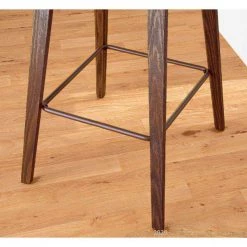 Lumisource Winston Counter Stool in Dark Walnut Wood and Brown Metal -Kitchen & Dining Furniture Sales Store LumiSource20LLC B26xxWINSTNxxWLBNxxxx12xxxx435c6c