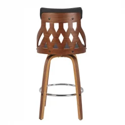 Lumisource York Counter Stool in Walnut and Charcoal -Kitchen & Dining Furniture Sales Store LumiSource20LLC B26xxYRKxxWLxxCHARxxxx4xxxx3e49c8