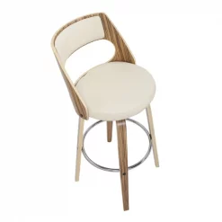 Lumisource Cecina Barstool - Set of 2 PR -Kitchen & Dining Furniture Sales Store LumiSource20LLC B30xxCECINARxxZBCR2xxxx7xxxx07baf2