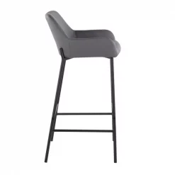Lumisource Daniella Fixed-Height Bar Stool - Set of 2 PR -Kitchen & Dining Furniture Sales Store LumiSource20LLC B30xxDNLA2xxBKPUGY2xxxx3xxxxde55e1