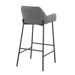 Lumisource Daniella Fixed-Height Bar Stool - Set of 2 PR -Kitchen & Dining Furniture Sales Store LumiSource20LLC B30xxDNLA2xxBKPUGY2xxxx4xxxx2dd228