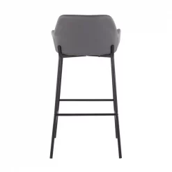 Lumisource Daniella Fixed-Height Bar Stool - Set of 2 PR -Kitchen & Dining Furniture Sales Store LumiSource20LLC B30xxDNLA2xxBKPUGY2xxxx5xxxx1b8b2f