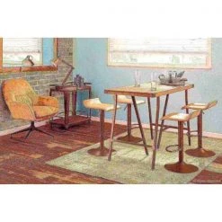 Lumisource Ale Barstool in Antique Metal and Camel Faux Leather, PK 2 -Kitchen & Dining Furniture Sales Store LumiSource20LLC BSxxALExxANxxCAM2xxxx10xxxxb9f516