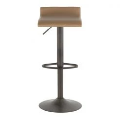 Lumisource Ale Barstool in Antique Metal and Camel Faux Leather, PK 2 -Kitchen & Dining Furniture Sales Store LumiSource20LLC BSxxALExxANxxCAM2xxxx6xxxxaf35fd