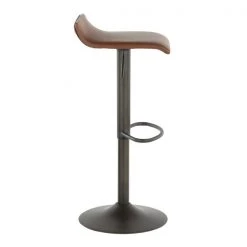Lumisource Ale Barstool in Antique Metal and Brown Faux Leather, PK 2 -Kitchen & Dining Furniture Sales Store LumiSource20LLC BSxxALExxANxxMBN2xxxx3xxxx680f7c