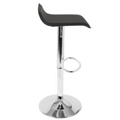 Lumisource Ale Adjustable Swivel Barstool in Black PU Leather, PK 2 -Kitchen & Dining Furniture Sales Store LumiSource20LLC BSxxALExxBK2xxxx3xxxx5ee83e