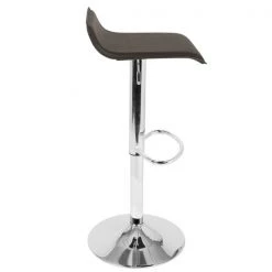 Lumisource Ale Adjustable Swivel Barstool in Brown PU Leather, PK 2 -Kitchen & Dining Furniture Sales Store LumiSource20LLC BSxxALExxBN2xxxx3xxxx15a4ca