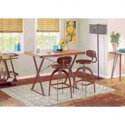 Lumisource Dakota Mid-Back Barstool -Kitchen & Dining Furniture Sales Store LumiSource20LLC BSxxDAKMBxxANExxxx8xxxxf3b7b2