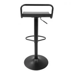 Lumisource Emery Adjustable Swivel Barstool in Black, PK 2 -Kitchen & Dining Furniture Sales Store LumiSource20LLC BSxxEMRYxxBK2xxxx5xx