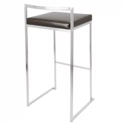 Lumisource Fuji Stacker Barstool - Set of 2 PR -Kitchen & Dining Furniture Sales Store LumiSource20LLC BSxxFUJIxxBN2xxxx4xxxxc69480