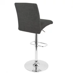 Lumisource Tintori Adjustable Swivel Barstool in Charcoal -Kitchen & Dining Furniture Sales Store LumiSource20LLC BSxxJYxxTNTxxCHARxxxx3xxxxc24cc4