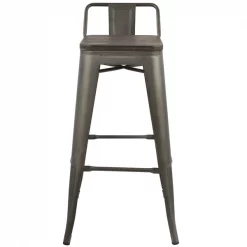 Lumisource Oregon Low Back Barstool in Antique and Espresso, PK 2 -Kitchen & Dining Furniture Sales Store LumiSource20LLC BSxxLBORxxANxxE2Bxxxx6xxxxa37f78