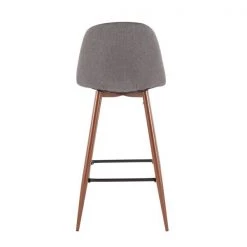 Lumisource Pebble Barstool - Set of 2 PR -Kitchen & Dining Furniture Sales Store LumiSource20LLC BSxxPEBxxWLxxCHAR2xxxx5xxxx57f809