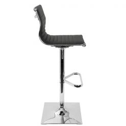 Lumisource Masters Adjustable Swivel Barstool in Black Faux Leather -Kitchen & Dining Furniture Sales Store LumiSource20LLC BSxxTWxxMASTERxxBKxxxx2xxxx5fd12a