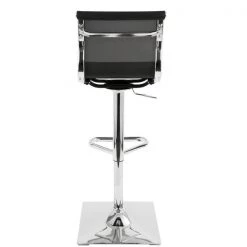 Lumisource Mirage Adjustable Swivel Barstool in Black -Kitchen & Dining Furniture Sales Store LumiSource20LLC BSxxTWxxMIRAGExxBKxxxx4xxxx8b6545
