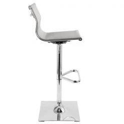 Lumisource Mirage Adjustable Swivel Barstool in Silver -Kitchen & Dining Furniture Sales Store LumiSource20LLC BSxxTWxxMIRAGExxSVxxxx2xxxxc34c84