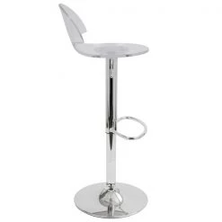 Lumisource Venti Adjustable Swivel Barstool in Clear Acrylic -Kitchen & Dining Furniture Sales Store LumiSource20LLC BSxxTWxxVENTIxxCLxxxx2xxxxedb5b7