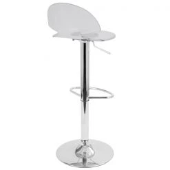 Lumisource Venti Adjustable Swivel Barstool in Clear Acrylic -Kitchen & Dining Furniture Sales Store LumiSource20LLC BSxxTWxxVENTIxxCLxxxx3xxxx84960d