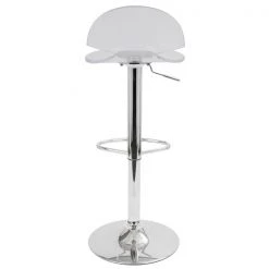 Lumisource Venti Adjustable Swivel Barstool in Clear Acrylic -Kitchen & Dining Furniture Sales Store LumiSource20LLC BSxxTWxxVENTIxxCLxxxx4xxxxe05c32