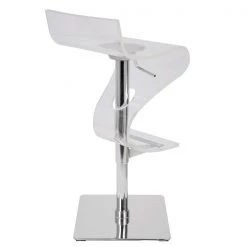 Lumisource Viva Adjustable Swivel Barstool in Clear Acrylic -Kitchen & Dining Furniture Sales Store LumiSource20LLC BSxxVIVAxxACRxxCxxxx3xxxx261f9c