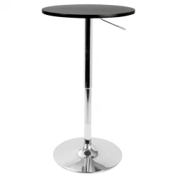 Lumisource Adjustable Bar Table in Black