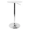 Lumisource Adjustable Bar Table in White -Kitchen & Dining Furniture Sales Store LumiSource20LLC BTxxADJ23TWxxWxxxx1xxxx57171b