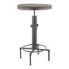 Lumisource Hydra Bar Table in Vintage Antique Metal and Brown Bamboo -Kitchen & Dining Furniture Sales Store LumiSource20LLC BTxxHYDRAxxANxxBNxxxx1xxxx6af9e5