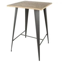 Oregon Table in Grey and Brown LumiSource -Kitchen & Dining Furniture Sales Store LumiSource20LLC BTxxTWxxORxxBNxxGYxxxx3xxxx9d4622