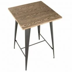 Oregon Table in Grey and Brown LumiSource -Kitchen & Dining Furniture Sales Store LumiSource20LLC BTxxTWxxORxxBNxxGYxxxx5xxxx3b2fae