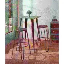 Oregon Table in Grey and Brown LumiSource -Kitchen & Dining Furniture Sales Store LumiSource20LLC BTxxTWxxORxxBNxxGYxxxx7xxxxcf79f4