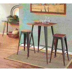 Oregon Table in Grey and Brown LumiSource -Kitchen & Dining Furniture Sales Store LumiSource20LLC BTxxTWxxORxxBNxxGYxxxx9xxxx54df6f