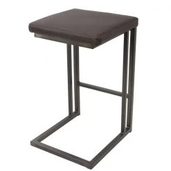 Lumisource Roman Counter Stool in Antique and Espresso Faux Leather, PK 2 -Kitchen & Dining Furniture Sales Store LumiSource20LLC CSxxRMNxxANxxE2xxxx4xxxxa2cd0a