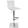Lumisource Masters Adjustable Swivel Barstool in White Faux Leather -Kitchen & Dining Furniture Sales Store LumiSource20LLC Masterxx20Barxx20Stoolxx20Wxx20300DPIxx20Mainxxhrxxf60dc2