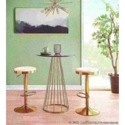 Lumisource Canary Counter Table -Kitchen & Dining Furniture Sales Store LumiSource20LLC T36xxCANARY2xxAUBKxxxx4xxxx3fc78b