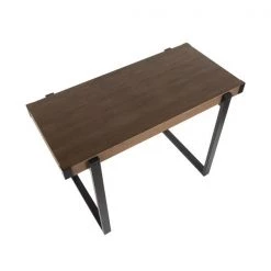 Lumisource Odessa Counter Table in Black Metal and Brown Bamboo -Kitchen & Dining Furniture Sales Store LumiSource20LLC T36xxODESAxxBKxxBNxxxx6xxxxbd36d2