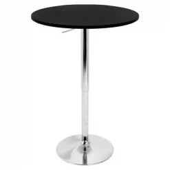 Lumisource Elia Adjustable Bar Table in Black -Kitchen & Dining Furniture Sales Store LumiSource20LLC d09bc4ebc62f00f2371d59bf53e4c684xx37b922