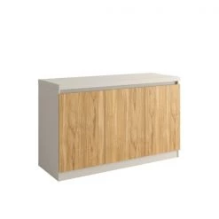 Manhattan Comfort Viennese 46.81 Buffet Stand, Off White and Cinnamon Light Brown -Kitchen & Dining Furniture Sales Store Manhattan20Comfort 1010356xxF