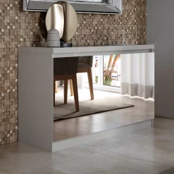 Manhattan Comfort Viennese 2.0 - 46.81 Buffet Stand with Mirrors, Off White -Kitchen & Dining Furniture Sales Store Manhattan20Comfort 1524353xxB