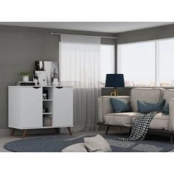 Manhattan Comfort Hampton 39.37 Buffet Stand, White -Kitchen & Dining Furniture Sales Store Manhattan20Comfort 16PMC1xxB