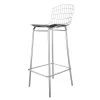 Manhattan Comfort Madeline Barstool, Silver and Black -Kitchen & Dining Furniture Sales Store Manhattan20Comfort 198AMC1xxA