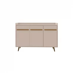 Manhattan Comfort Bradley 53.54 Buffet Stand, Off White